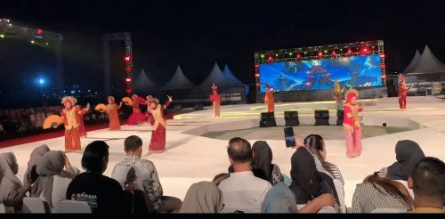 Tampil Memukau, Siswa MAS Syekh Yusuf Gowa Dalam Event Nusantara di F8 Makassar 