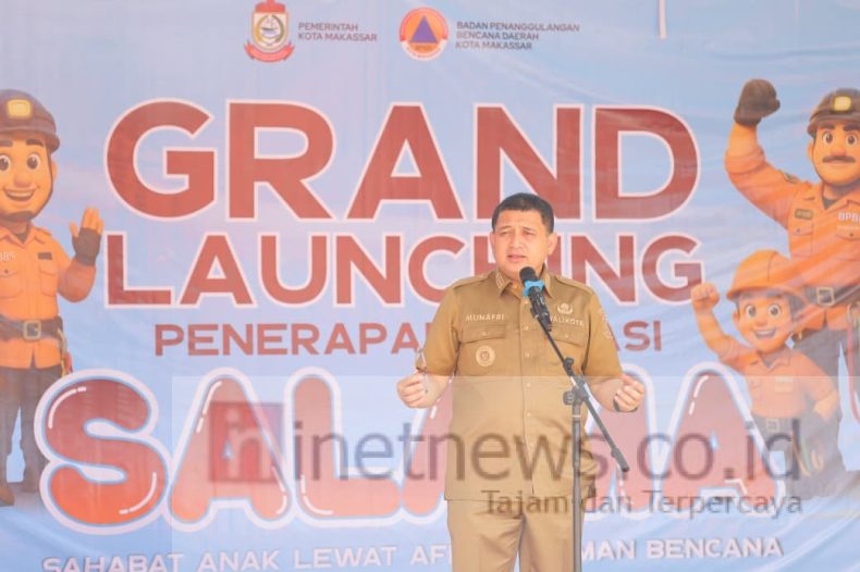 Makassar Perkuat Mitigasi Bencana, Appi Resmikan Inovasi SALAMA di Sekolah