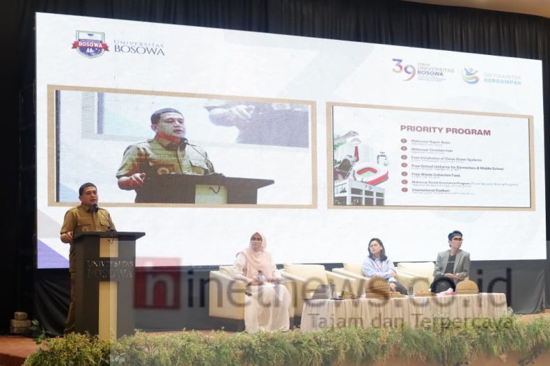 Wali Kota Makassar Munafri Paparkan Strategi Pembangunan Kota Kompetitif di UNIBOS