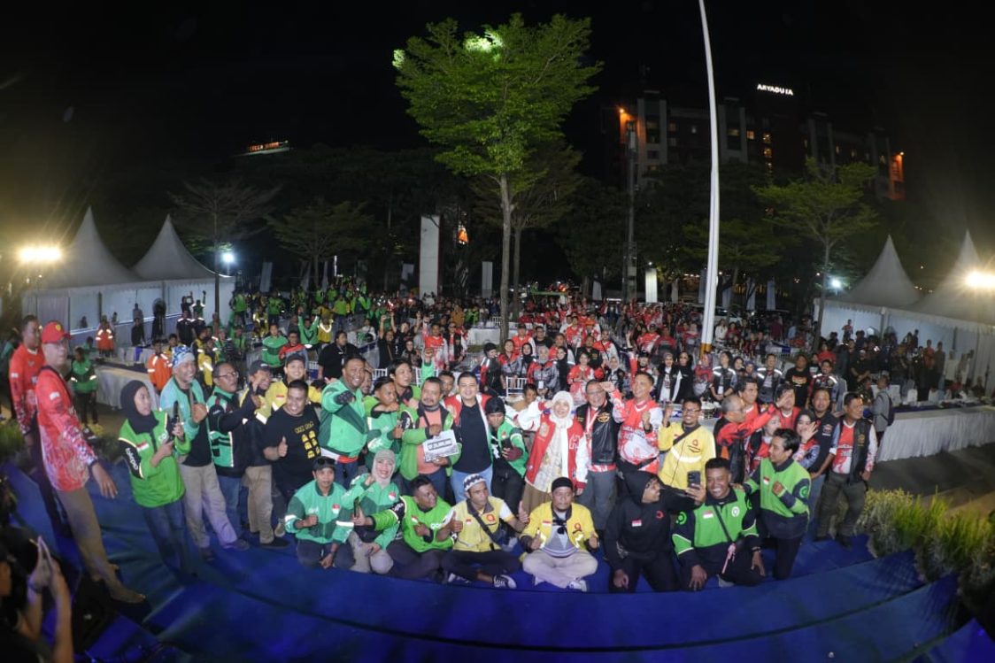 Wali Kota dan Wakil Wali Kota Makassar Sambut Ratusan Bikers dari Seluruh Indonesia