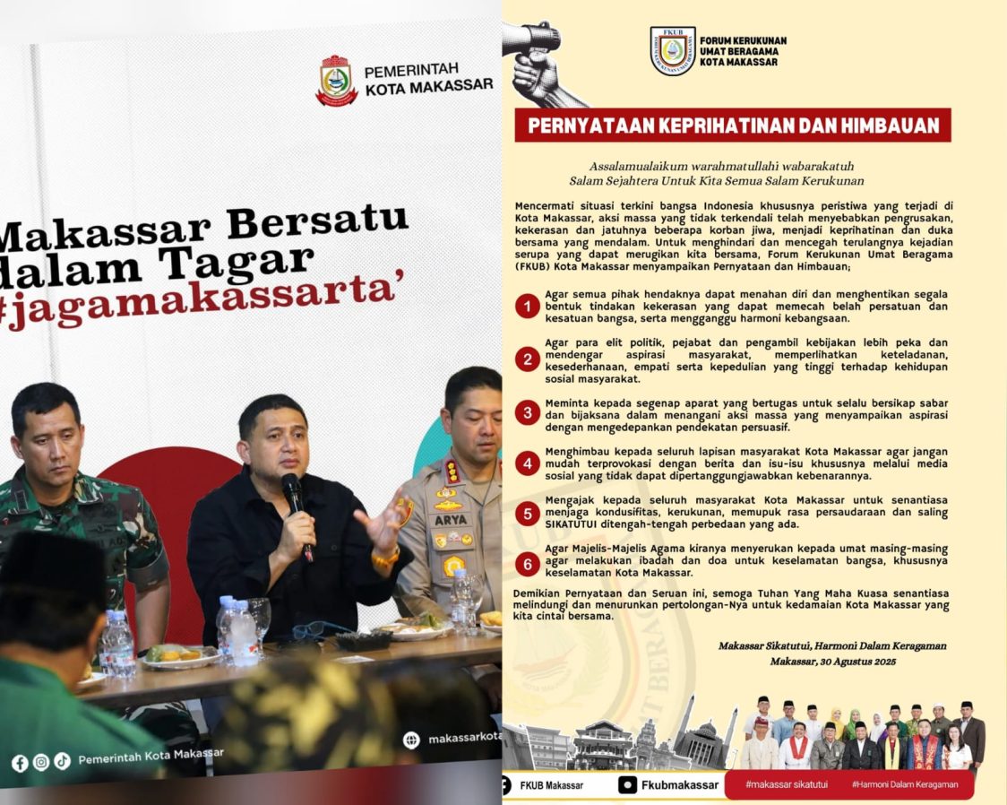 Tribun Karebosi Jadi Saksi Besok Doa Bersama untuk Keselamatan Kota Makassar