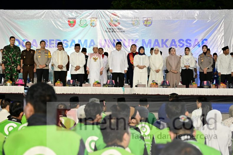 Lapangan Karebosi Jadi Saksi Doa Bersama Lintas Agama untuk Jaga MakassarTa