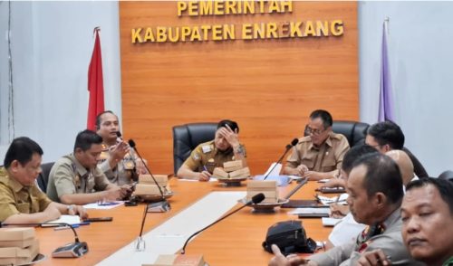 Bupati/Wabup Enrekang,Forkopimda ATR-BPN l,PTPN IV Rakor Soal Lahan Eks HGU-Warga AMPU