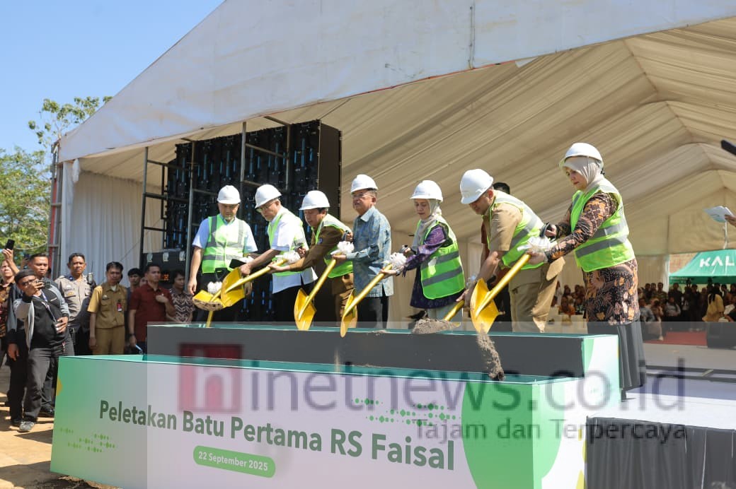 Munafri Dampingi JK Resmikan Peletakan Batu Pertama RS Islam Faisal, Siap Jadi Rujukan Kesehatan Modern