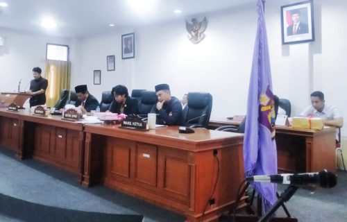 7 Fraksi Setuju,Rapat Paripurna Penetapan APBD-P 2025 Bayar Hutang 82 Milyar