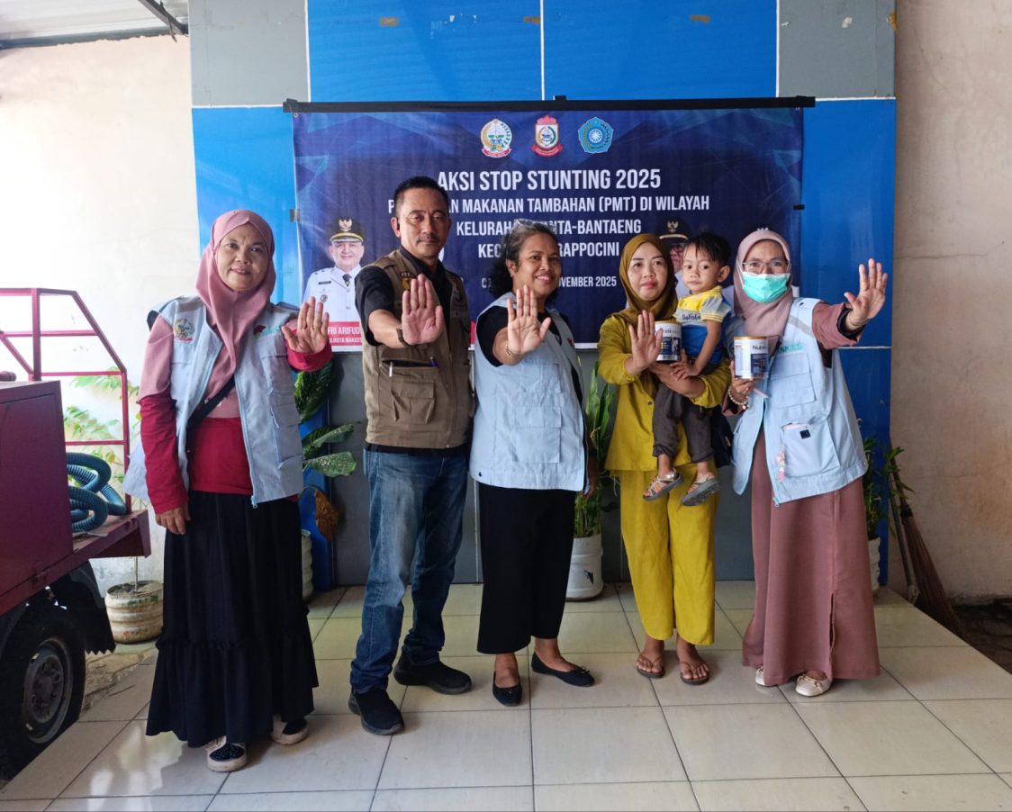 Kelurahan Banta-bantaeng Jadi Lokus Percontohan Stop Stunting di Makassar