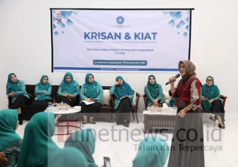 Kader PKK Kota Makassar Dibekali Program Krisan dan Kiat untuk Cegah Narkoba dan Trafficking