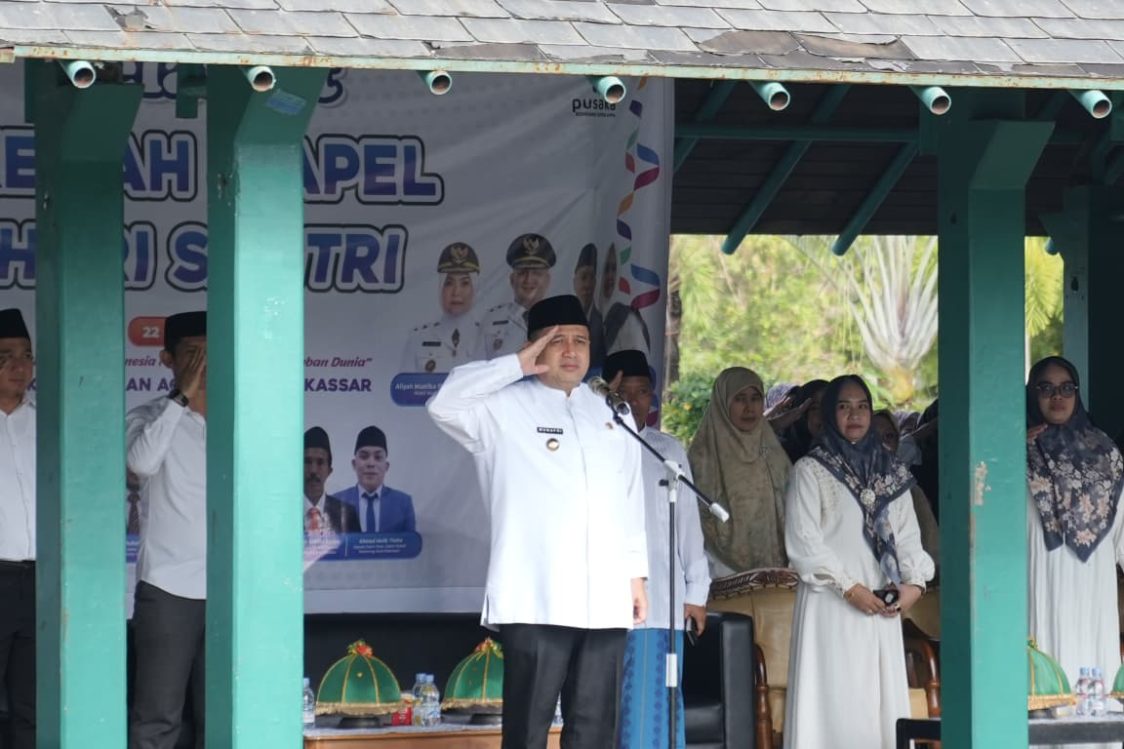 Ribuan Santri Hadiri Apel Hari Santri Nasional Bersama Wali Kota Makassar Munafri Arifuddin