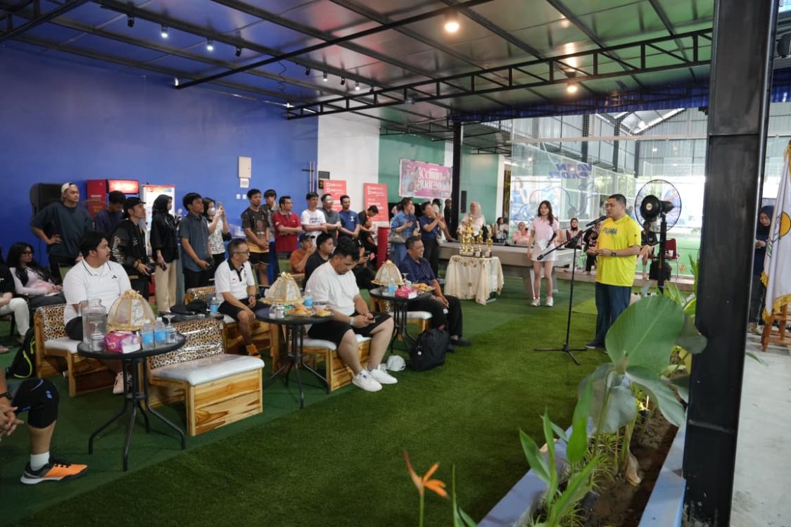 Wali Kota Makassar Munafri Arifuddin Buka HIPMI Sulsel Sport Cup 2025 di Lapangan Vaan Padel