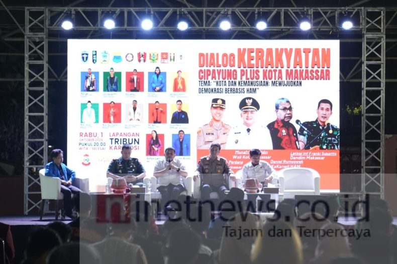 Dialog Terbuka di Karebosi, Munafri Ajak Pemuda Jaga Stabilitas dan Demokrasi