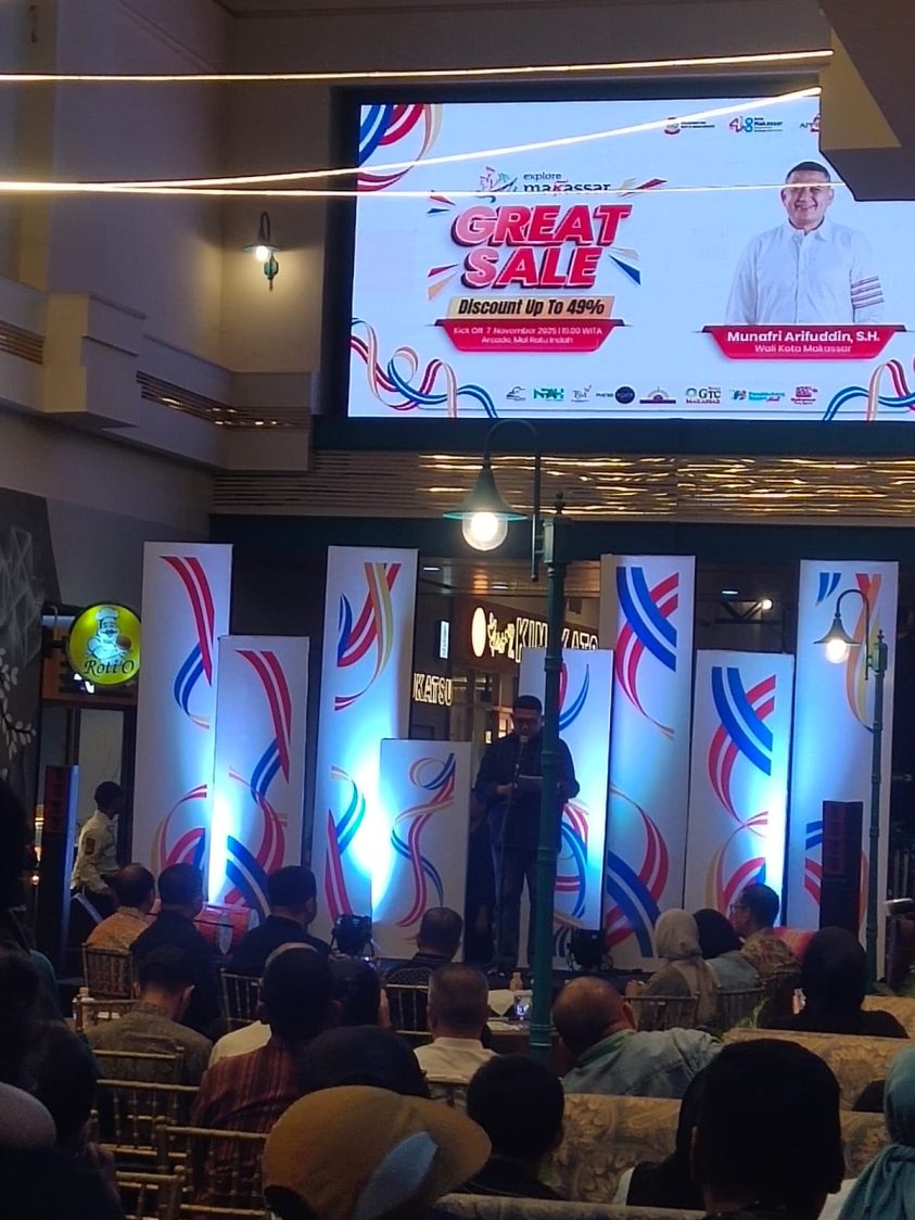 Makassar Great Sale 2025 Resmi Dimulai, Diskon Hingga 49% di Tujuh Mal Besar