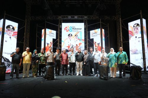 Semarak HUT ke-418 Makassar: Warga dan Influencer Rayakan di Tengah Hujan Deras