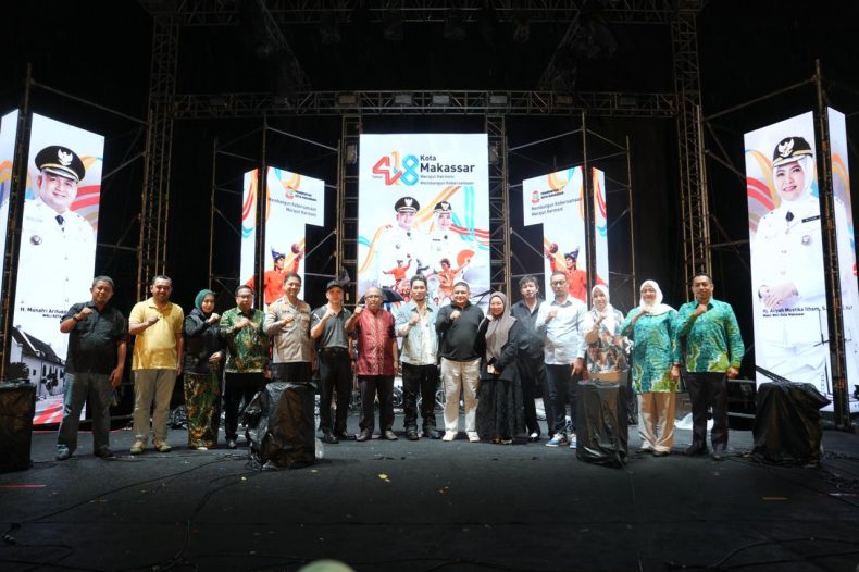 Semarak HUT ke-418 Makassar: Warga dan Influencer Rayakan di Tengah Hujan Deras