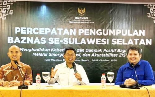 Digelar BAZNAS Provinsi Sulsel, BAZNAS Enrekang Hadir Pelatihan Percepatan Pengumpulan Infaq