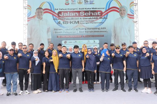 Prof. Zudan Arif Fakrulloh Apresiasi Kreativitas Makassar Gelar HUT Korpri dan HUT Kota ke-418