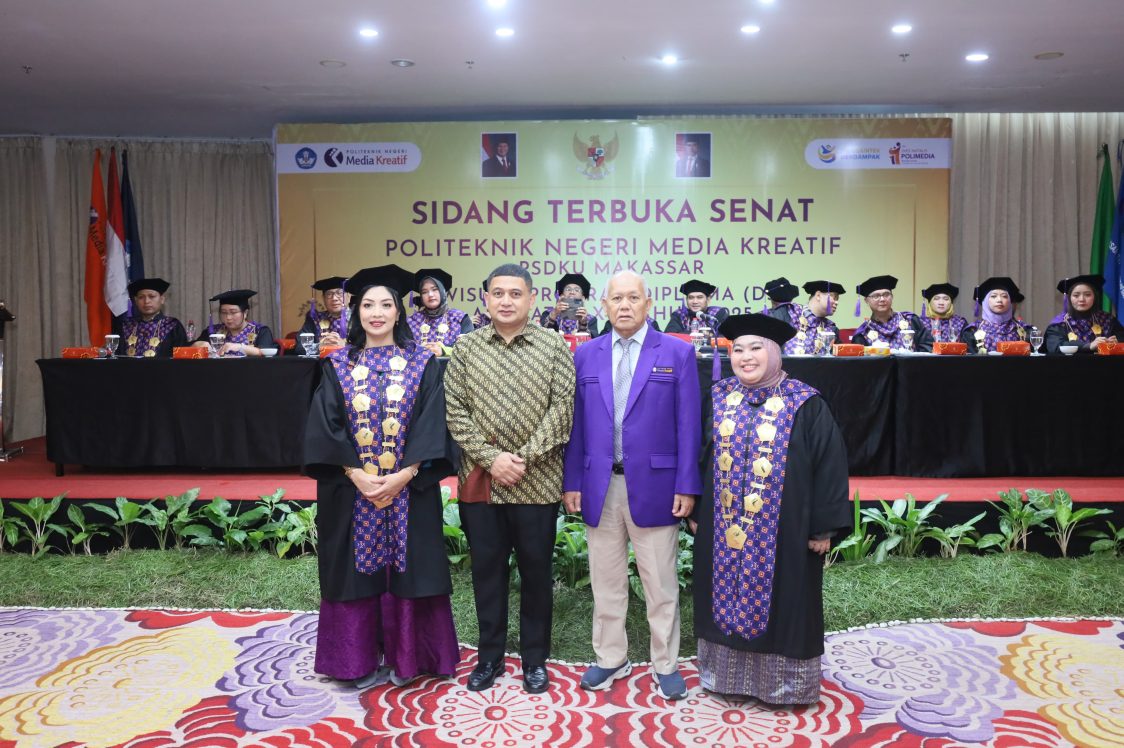 Dispar Dampingi Wali Kota Makassar dalam Wisuda Polimedia: KIA Jadi Sorotan