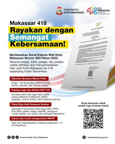 Makassar 418: Rayakan Hari Jadi Kota dengan Semangat Kebersamaan!