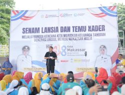 Appi Serukan Pemberdayaan Lansia, Ribuan Peserta Padati Senam Karebosi