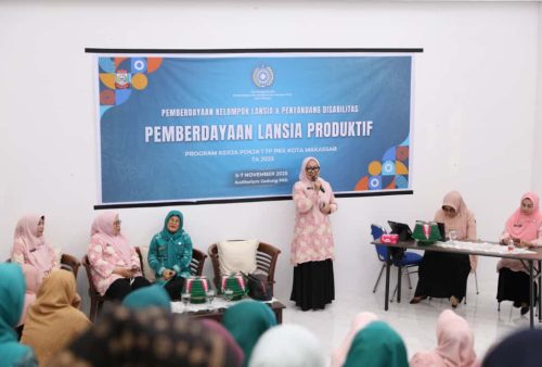 TP PKK Makassar Gagas Sekolah Lansia Produktif, Wujudkan Lansia Sehat dan Mandiri