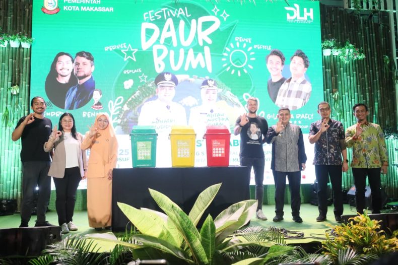 Festival Daur Bumi 2025, Makassar Tegaskan Target Bebas Sampah 2029