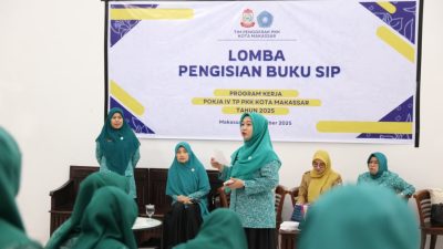 15 Kecamatan Adu Cepat Isi Buku SIP di PKK Makassar