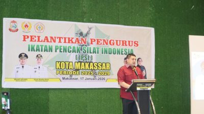 Pelantikan IPSI Makassar, Appi Dorong Pencak Silat Jadi Ikon Prestasi Daerah