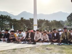 Shalat Idul Fitri 1447 Hijriyah Wabup Andi Tenri Liwang Di Lapangan Batili Ramai Takbir Dan Tahmid Warga