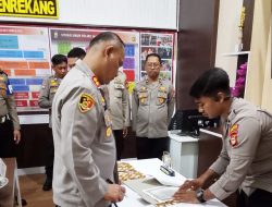 Polres Enrekang Gelar Penandatanganan Kegiatan Pakta Integritas Seleksi Casis Polri TA 2026