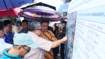 Appi Dampingi Fahri Hamzah Tinjau Kawasan Kumuh di Pannampu Tallo