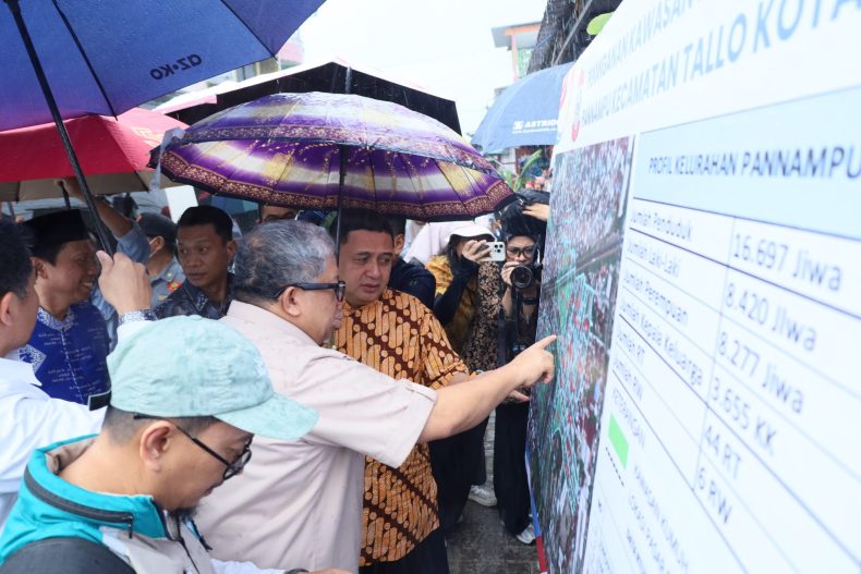Appi Dampingi Fahri Hamzah Tinjau Kawasan Kumuh di Pannampu Tallo