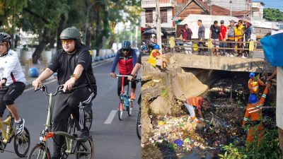 Gowes Jumat Bersih, Appi Perintahkan Bersih Kanal dan Tuntaskan Sampah