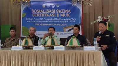 SMK Muhammadiyah 4 Tallo Sosialisasikan Skema Sertifikasi Nasional, Siapkan Lulusan Siap Kerja
