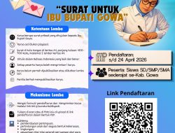 Peringati Hari Kartini, Pelajar Gowa Diajak Menulis Surat untuk Pemimpin