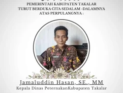 Pemkab Takalar Berduka, Jamaluddin Dg Sese Wafat