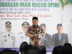IPIM Gowa Lantik Pengurus 18 Kecamatan, Perkuat Peran Imam Masjid