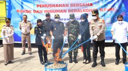 Bea Cukai Musnahkan Rokok dan MMEA Ilegal Senilai Rp47,9 Miliar
