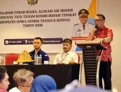 Ancaman El Nino, Gowa Satukan 8 Daerah Atur Air dan Pola Tanam
